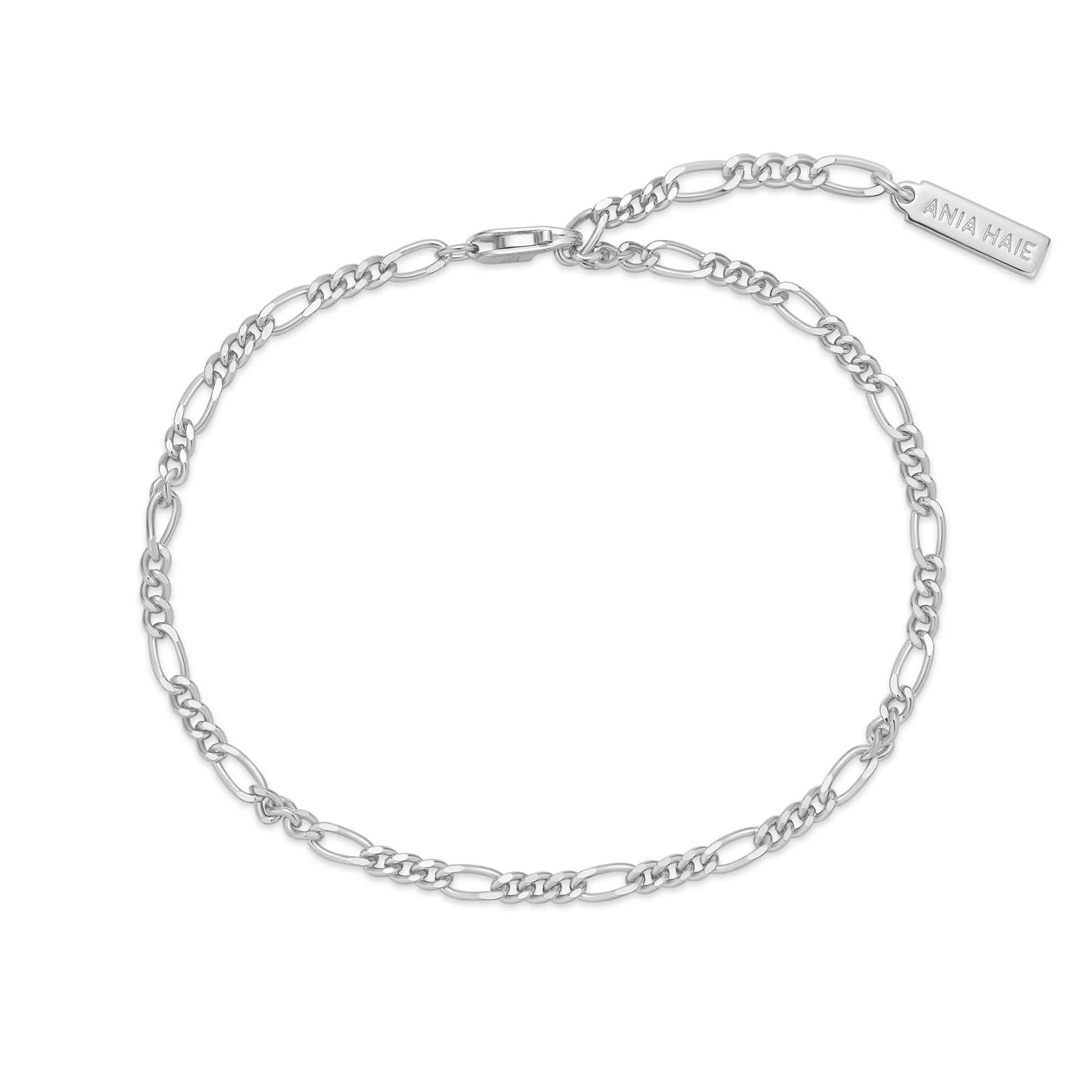 Silver Filia Curb Chain Bracelet B063-02H Ania Haie Jewellery