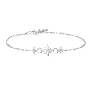 Silver Linked Star Bracelet B063-05H Ania Haie Jewellery