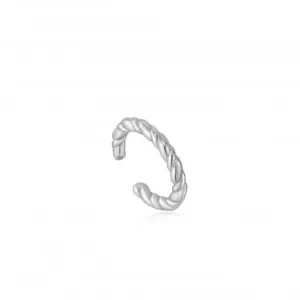Silver Rope Ear Cuff E036-06H Ania Haie Jewellery