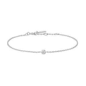 Silver Sparkle Bezel Bracelet B062-01H Ania Haie Jewellery
