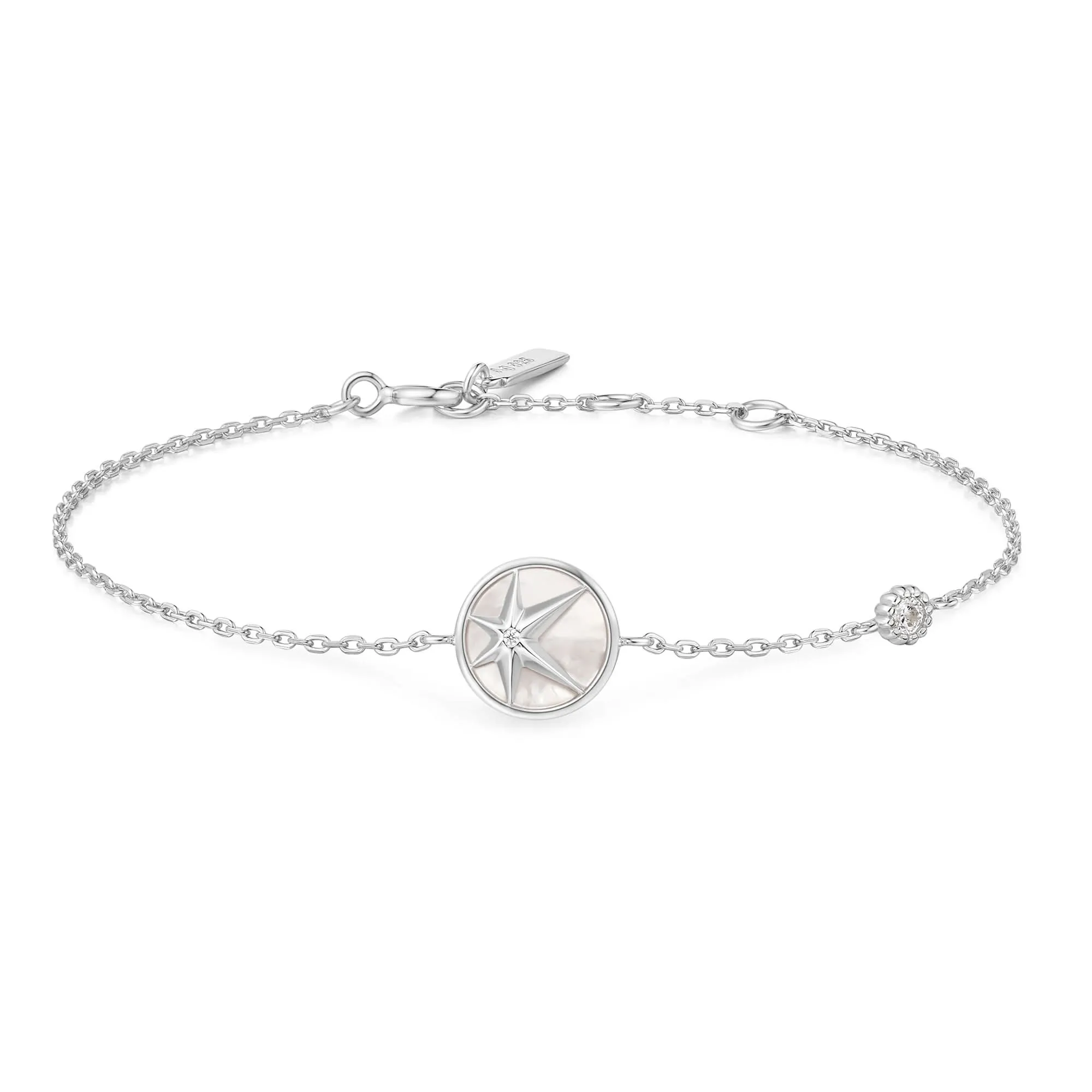 Silver Star Mother-of-Pearl Bracelet B065-02H Ania Haie Jewellery