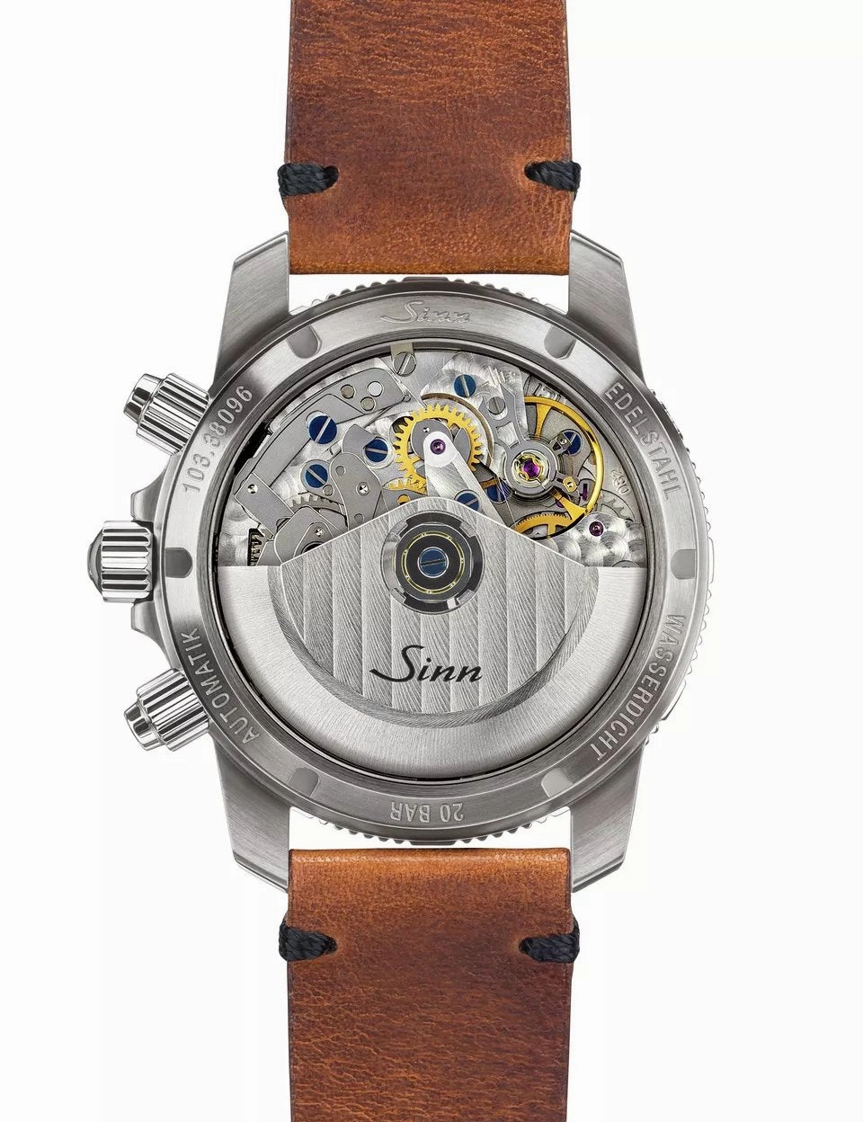 Sinn Watches Sinn 103 St Sa Flieger Chronograph Aligator Leather Watch