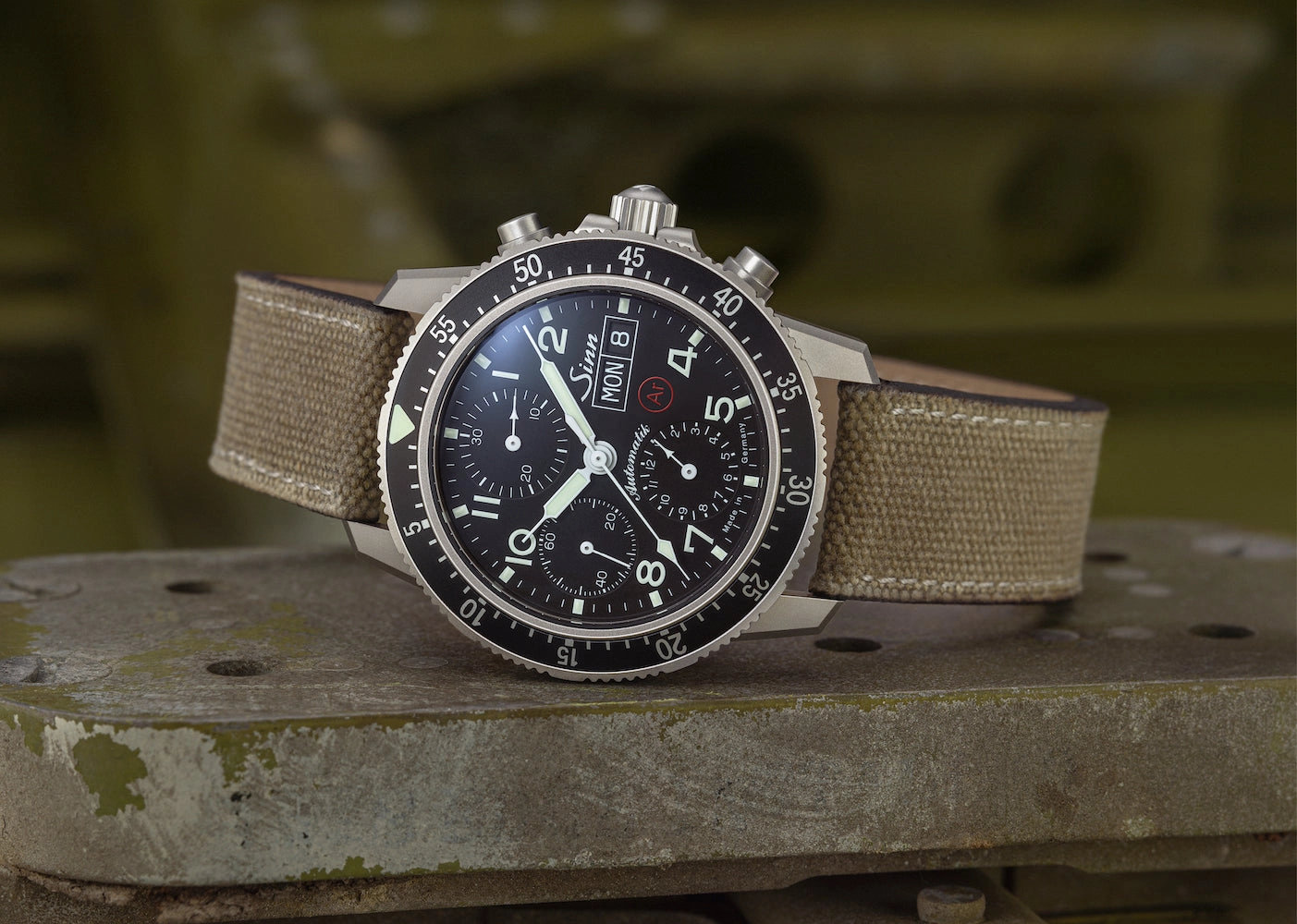 Sinn Watches Sinn 103 Ti Ar Titanium Canvas Beige Watch