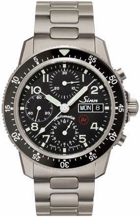 Sinn Watches Sinn 103 Ti Ar Titanium H-Link Bracelet Watch