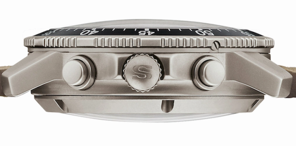 Sinn Watches Sinn 103 Ti Ar Titanium H-Link Bracelet Watch