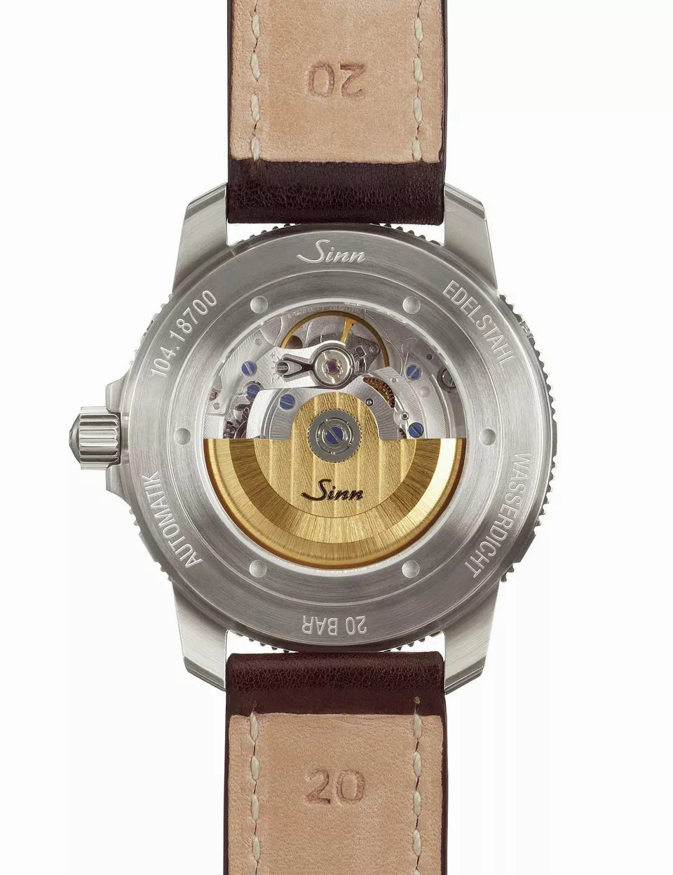 Sinn Watches Sinn 104 St Sa A Fine Link Bracelet Watch