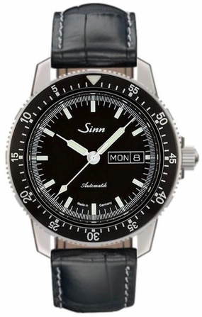 Sinn Watches Sinn 104 St Sa I Black Aligator Watch