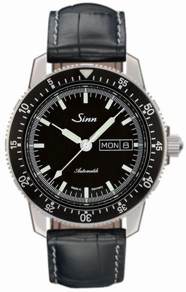 Sinn Watches Sinn 104 St Sa I Black Aligator Watch