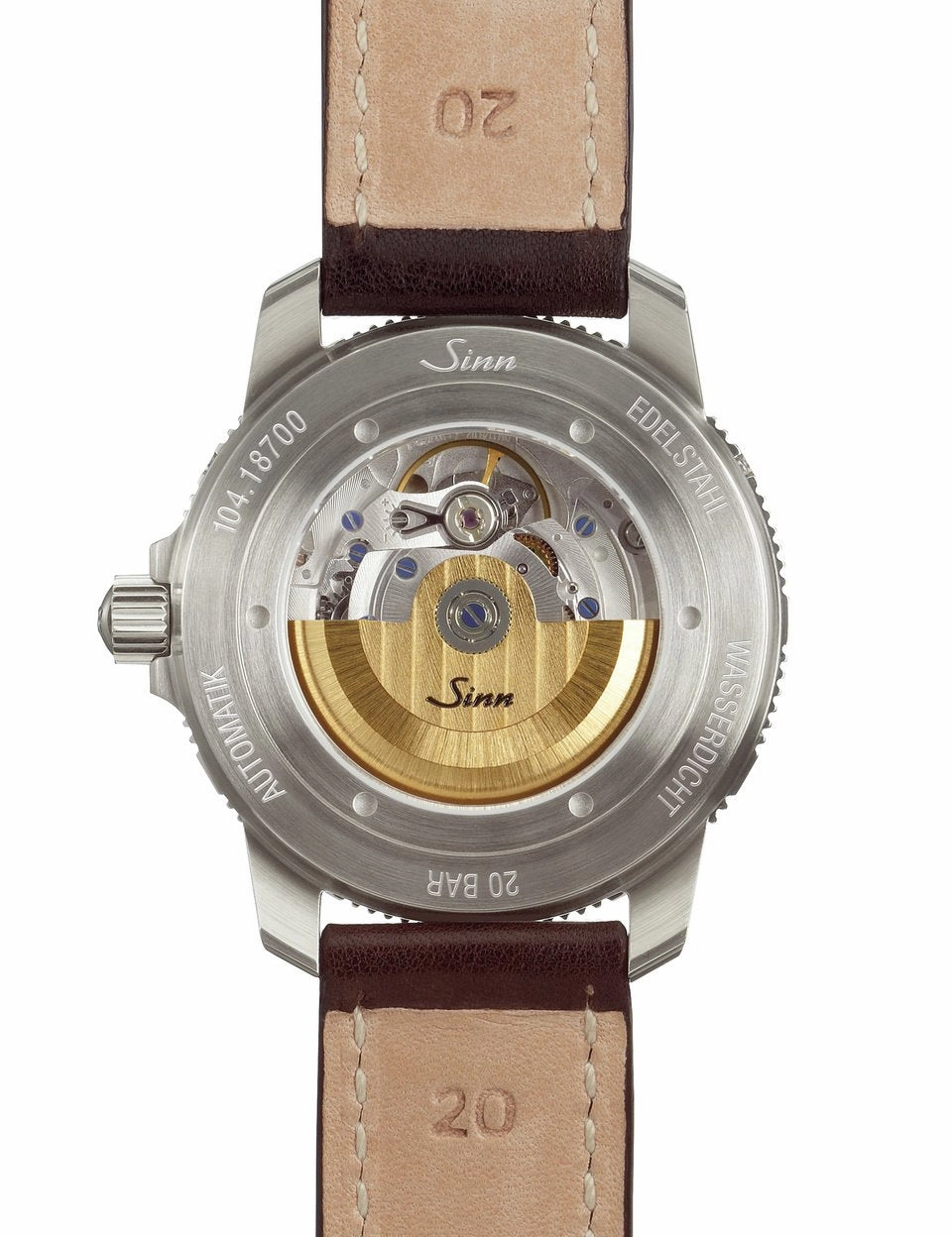 Sinn Watches Sinn 104 St Sa I Black Aligator Watch