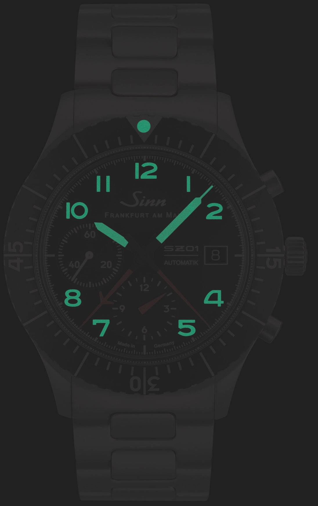 Sinn Watches Sinn 156.1 H link With Diving Extension Watch