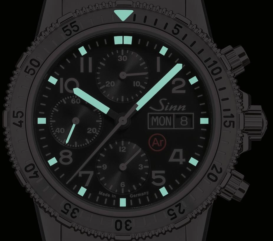 Sinn Watches Sinn 206 St Ar Solid Link Bracelet Watch
