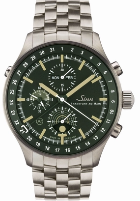 Sinn Watches Sinn 3006 Hunting Fine Link Bracelet Watch