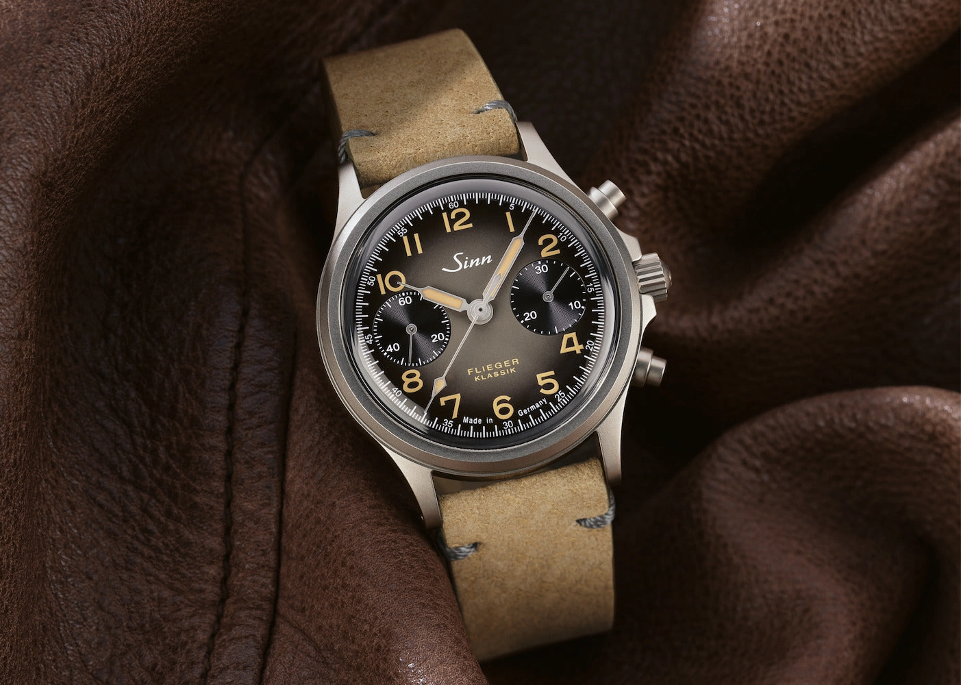 Sinn Watches Sinn 356 Pilot Classic AS E Leather Watch