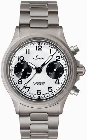 Sinn Watches Sinn 356 Pilot Classic W H-Link Bracelet Watch