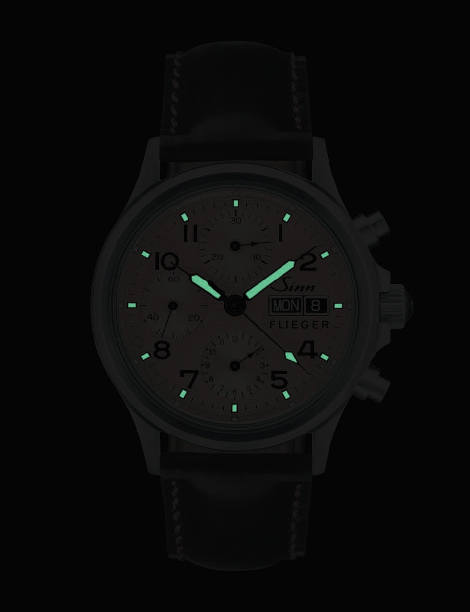 Sinn Watches Sinn 356 Sa Pilot II Fine Link Bracelet Watch