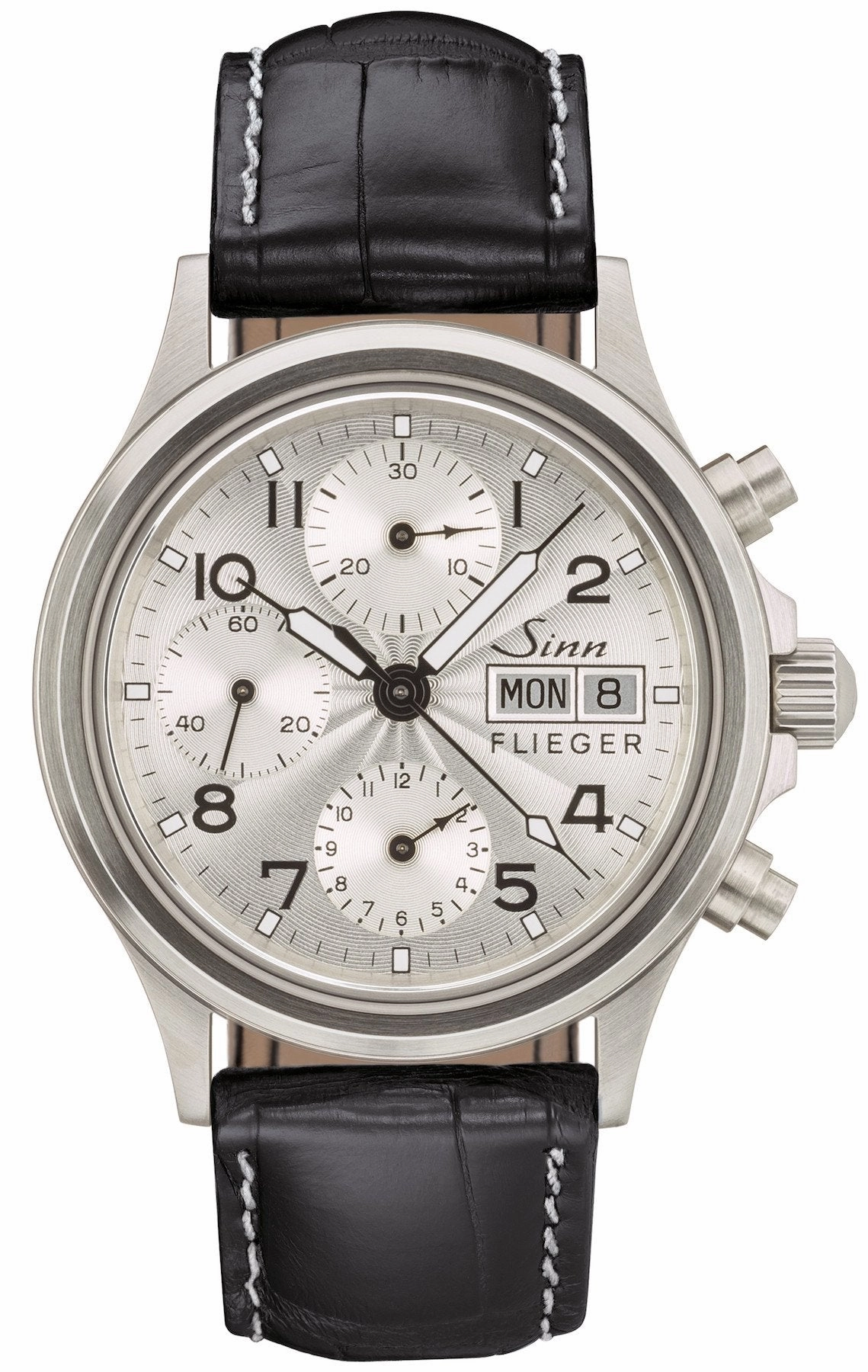 Sinn Watches Sinn 356 Sa Pilot III Alligator Leather Black Watch