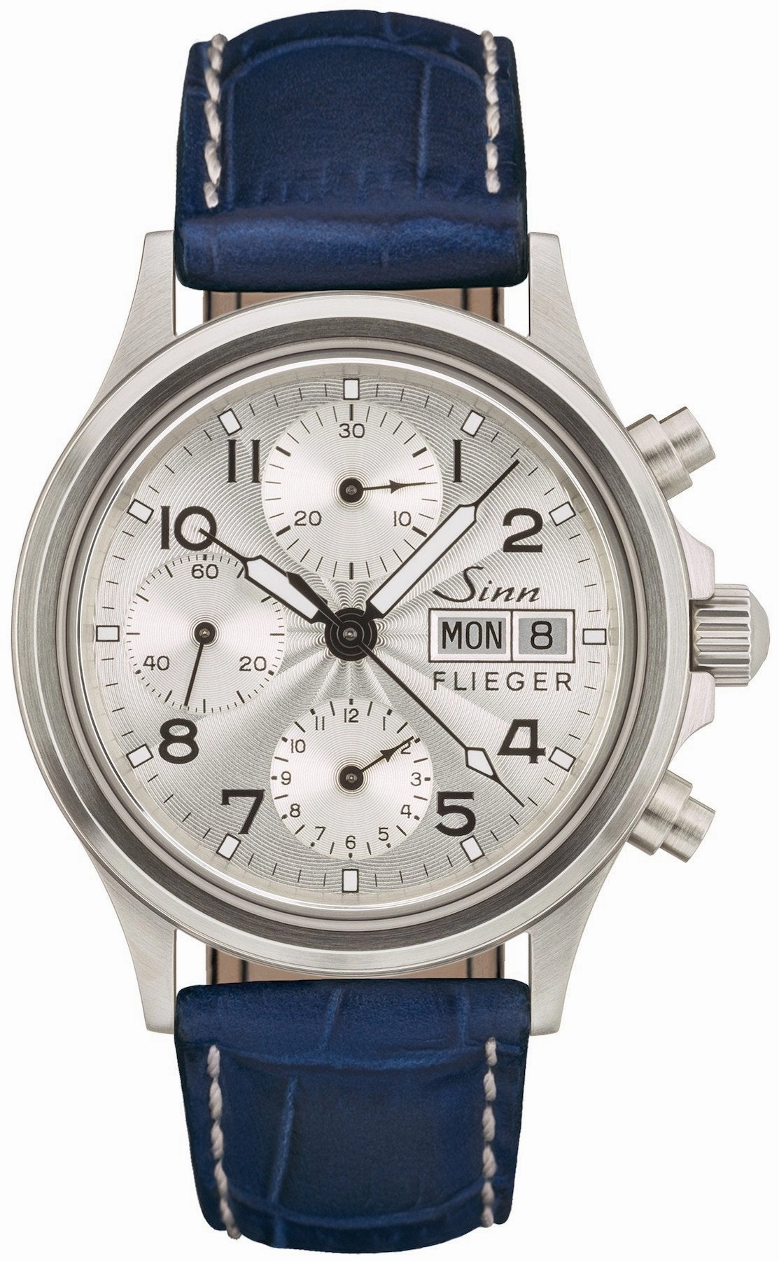 Sinn Watches Sinn 356 Sa Pilot III Alligator Leather Blue Watch