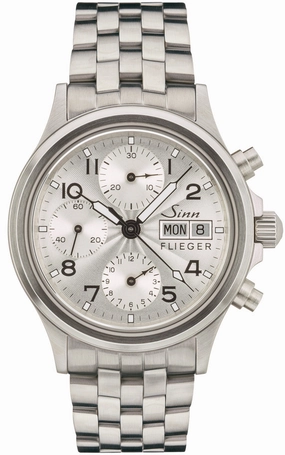 Sinn Watches Sinn 356 Sa Pilot III Fine Link Bracelet Watch