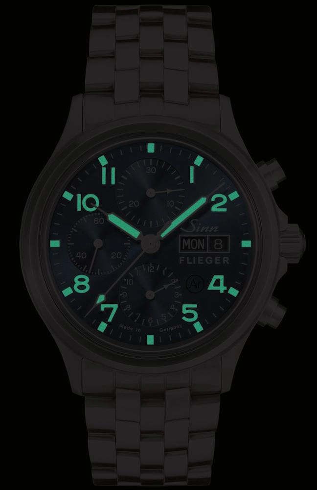 Sinn Watches Sinn 358 Sa Pilot B E Vintage Leather Dark Brown Watch