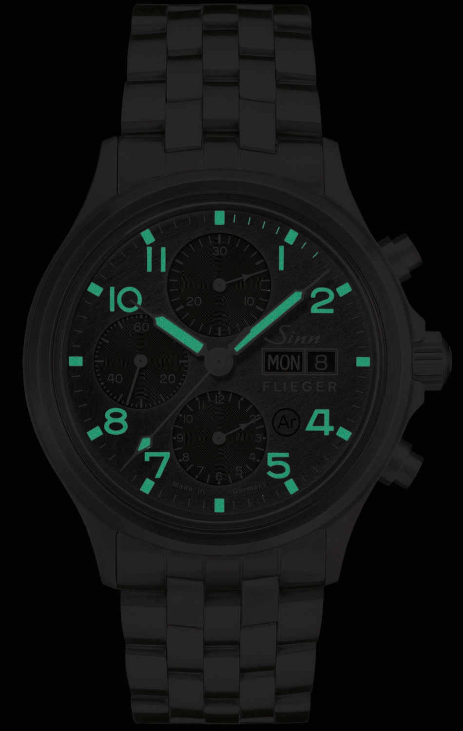 Sinn Watches Sinn 358 Sa Pilot DS Canvas Grey Watch
