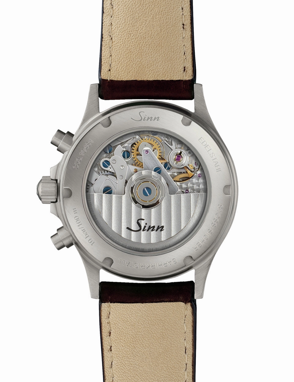 Sinn Watches Sinn 358 Sa Pilot Fine Link Bracelet Watch