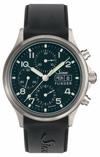 Sinn Watches Sinn 358 Sa Pilot Rubber Watch