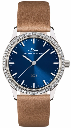 Sinn Watches Sinn 434 TW 68 WG B Ladies Leather Tan Watch