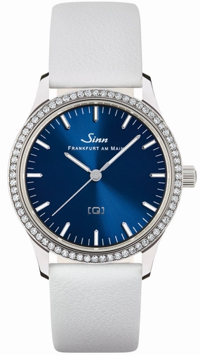 Sinn Watches Sinn 434 TW 68 WG B Ladies Leather White Watch