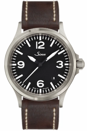 Sinn Watches Sinn 556 A Vintage Cowhide Dark Brown Watch