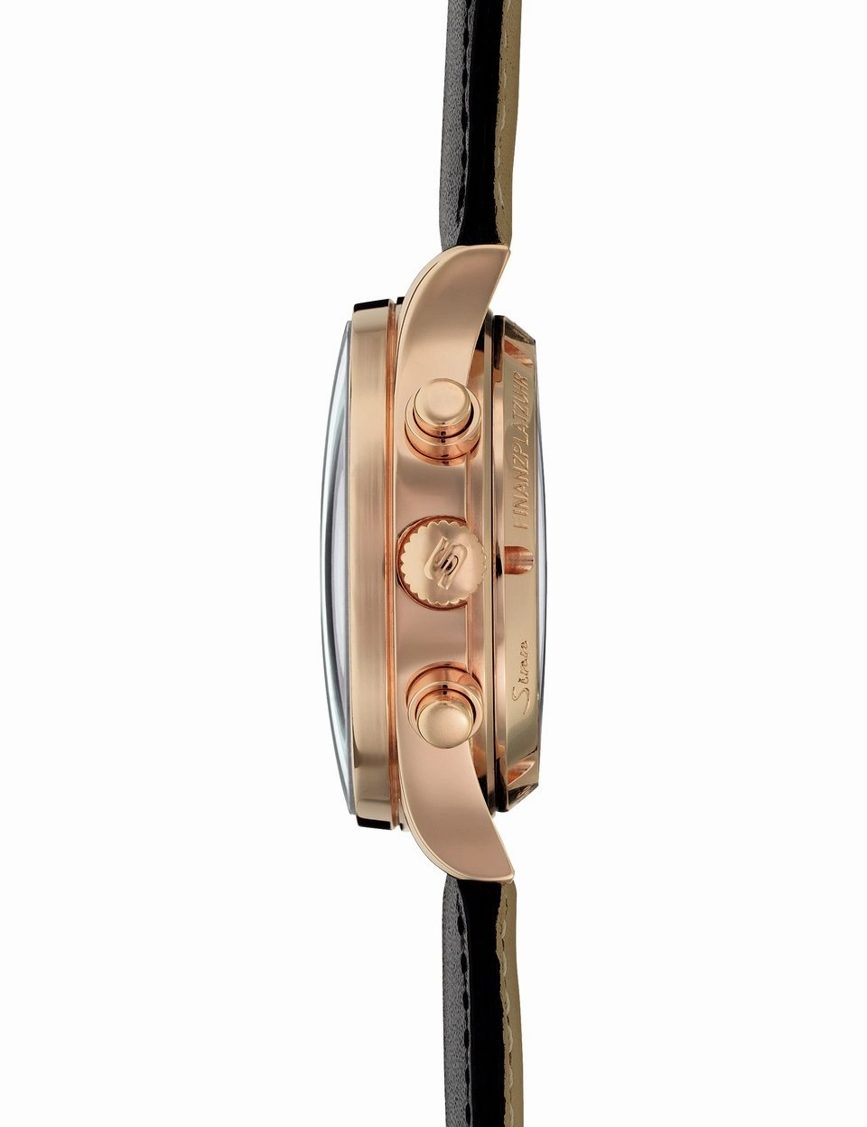 Sinn Watches Sinn 6000 Finance Center Rose Gold Leather Watch