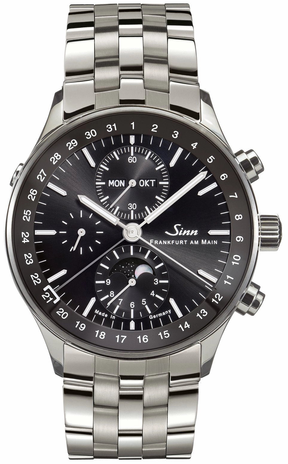 Sinn Watches Sinn 6012 Frankfurt Financial District Fine Link Bracelet Watch