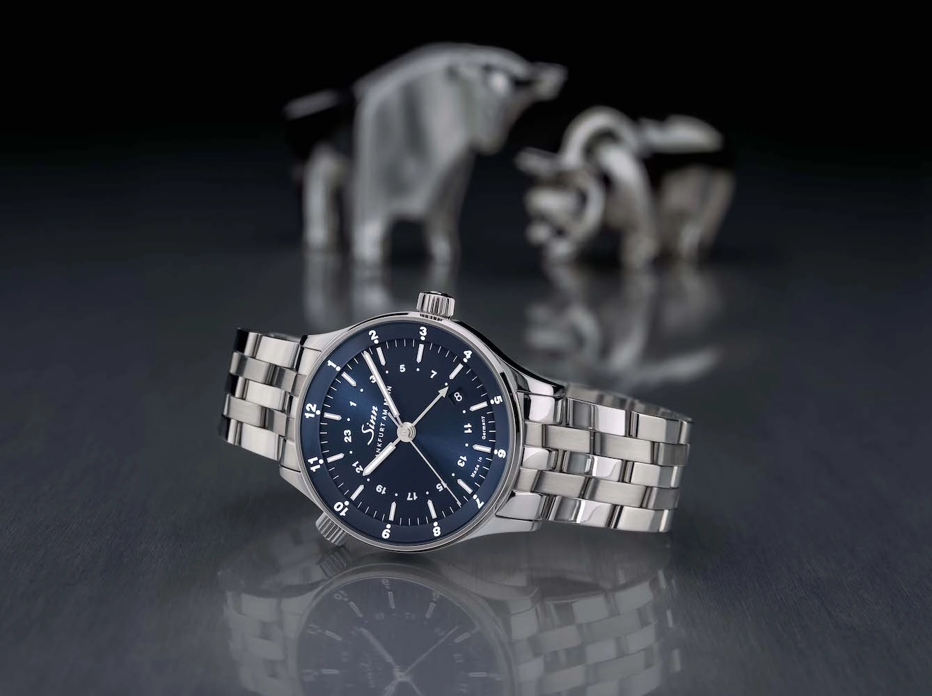 Sinn Watches Sinn 6060 B 24h UTC Frankfurt World Time Watch