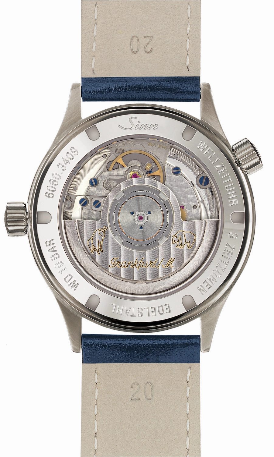 Sinn Watches Sinn 6060 B 24h UTC Frankfurt World Time Watch