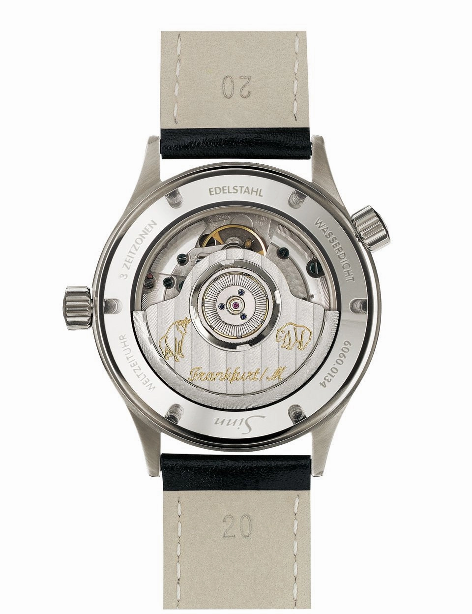 Sinn Watches Sinn 6060 Finance District Bracelet-Leather Watch