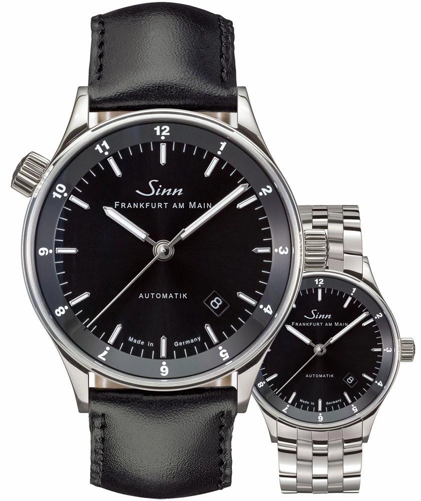 Sinn Watches Sinn 6068 Frankfurt Financial District Bracelet-Leather Watch
