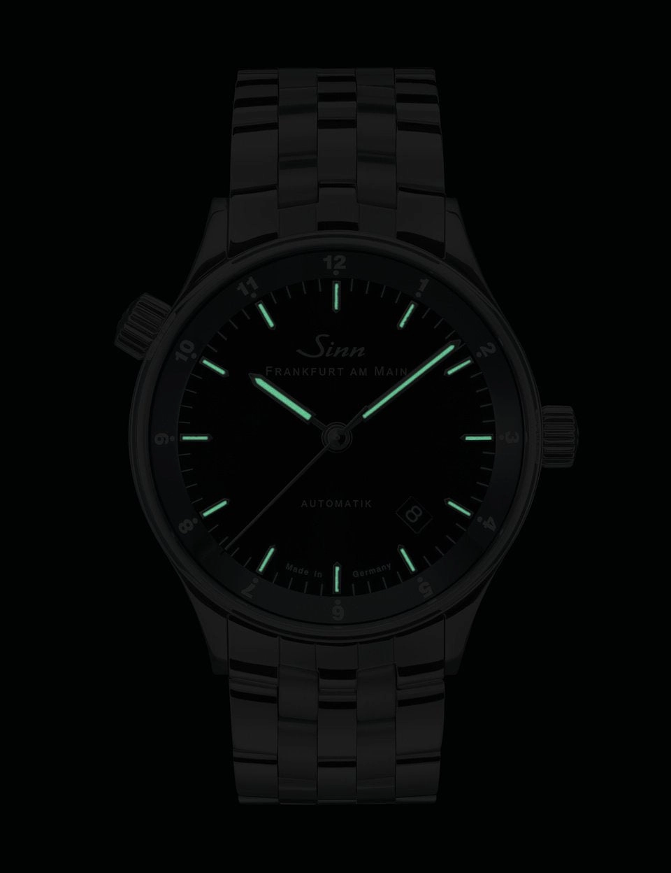 Sinn Watches Sinn 6068 Frankfurt Financial District Bracelet-Leather Watch