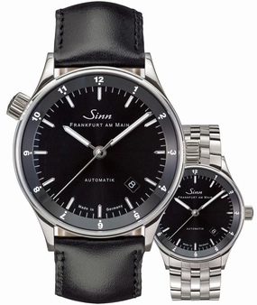 Sinn Watches Sinn 6068 Frankfurt Financial District Bracelet-Leather Watch
