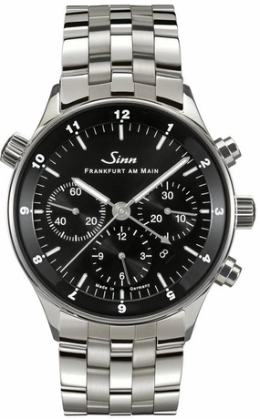 Sinn Watches Sinn 6099 Finance District Bracelet-Leather Watch