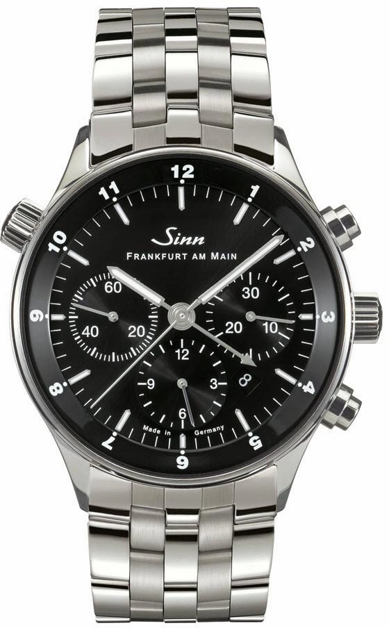 Sinn Watches Sinn 6099 Finance District Bracelet-Leather Watch