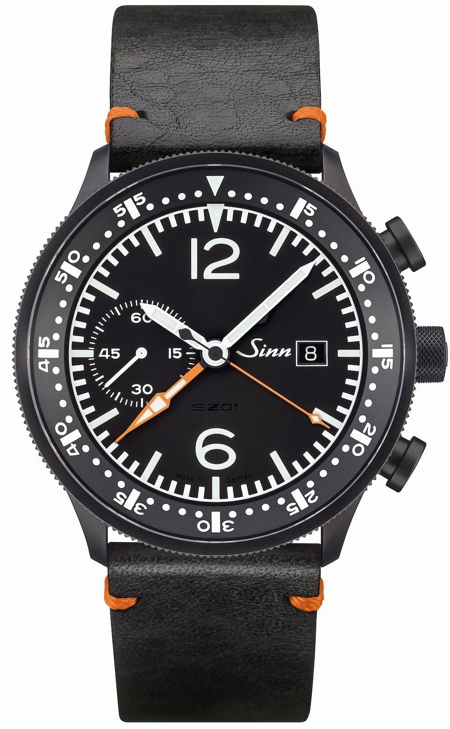 Sinn Watches Sinn 717 Leather Black Vintage Cowhide Watch