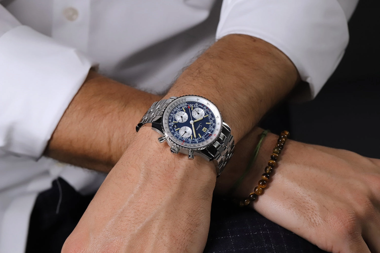Sinn Watches Sinn 903 St BE II Navigation Chronograph Bracelet Watch