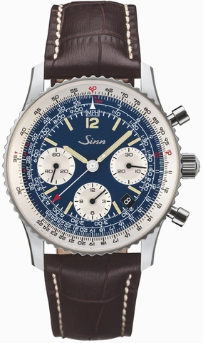 Sinn Watches Sinn 903 St BE II Navigation Tan Leather Watch