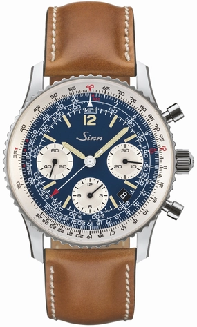 Sinn Watches Sinn 903 St BE II Navigation Tan Leather Watch