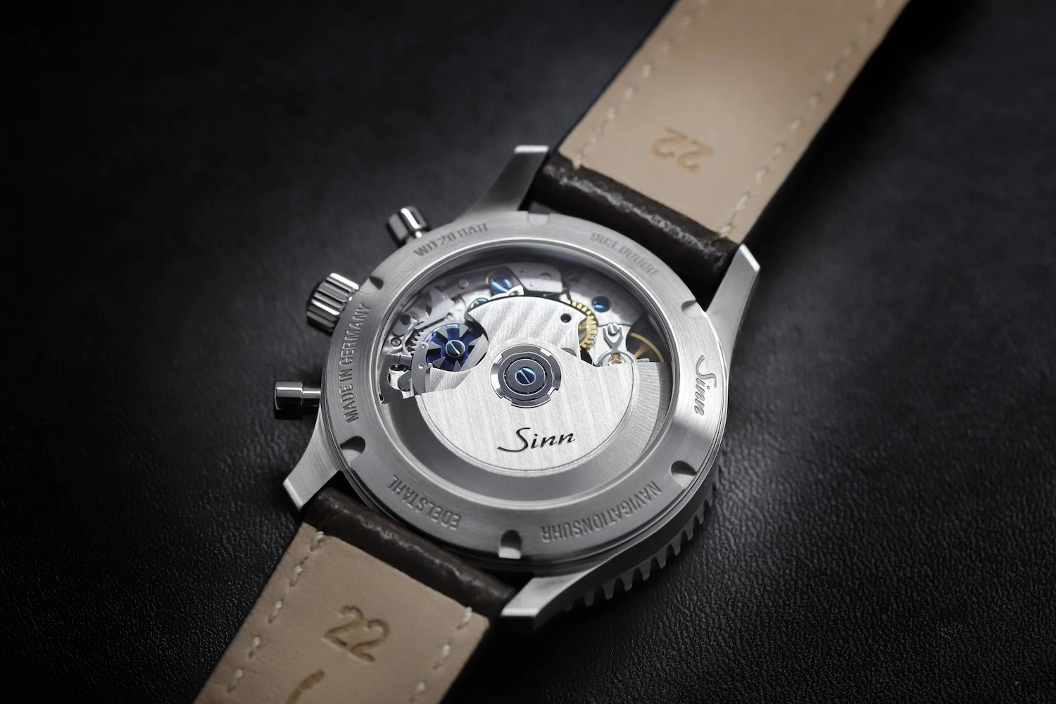 Sinn Watches Sinn 903 St II Navigation Vintage Leather Watch