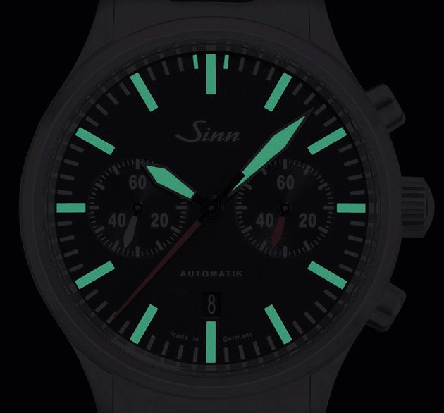 Sinn Watches Sinn 936 Black Leather Watch