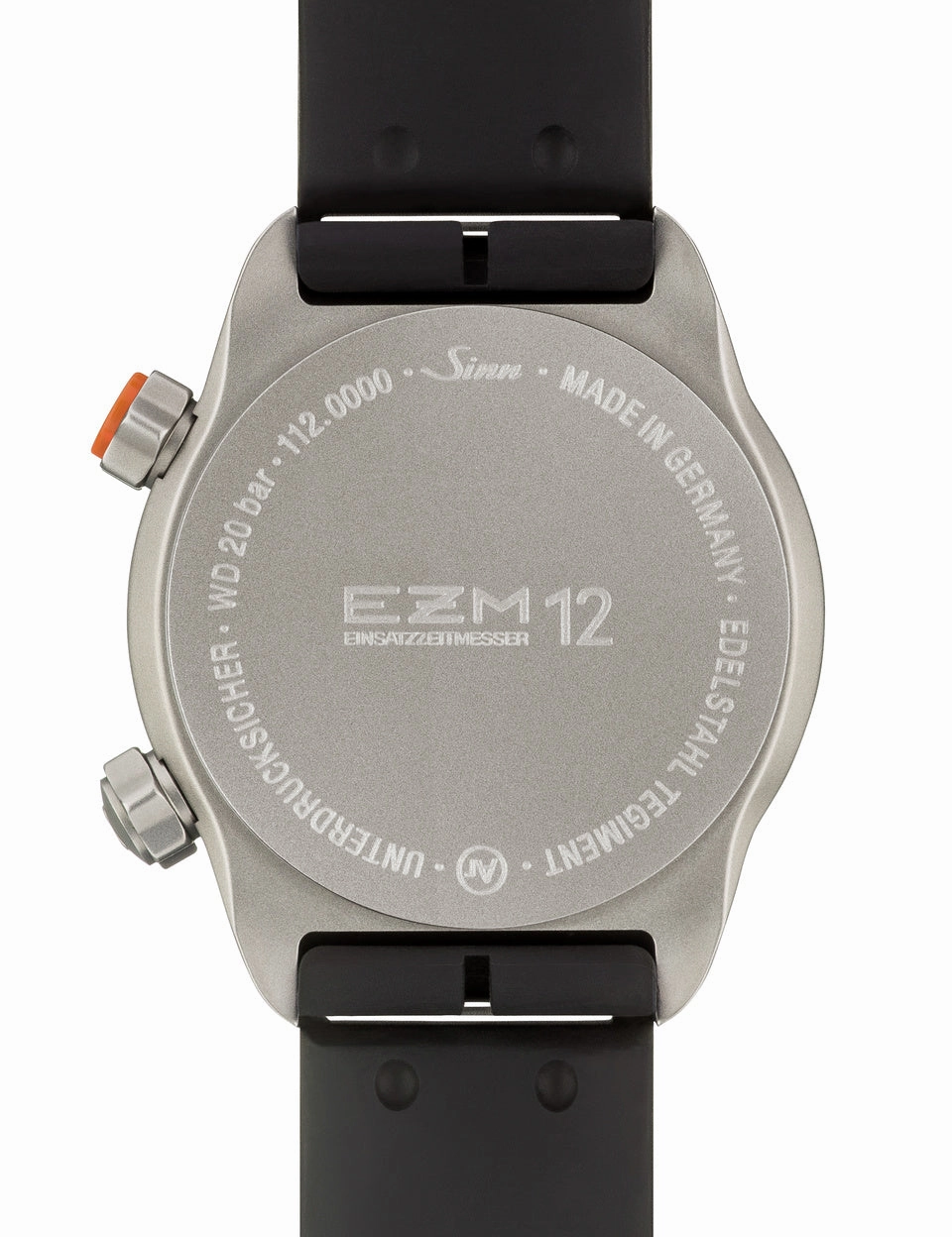 Sinn Watches Sinn EZM 12 Silicone Black Watch