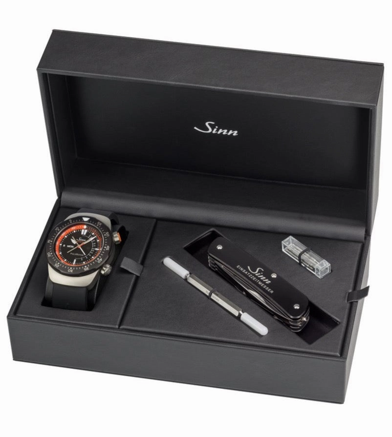 Sinn Watches Sinn EZM 12 Silicone Black Watch