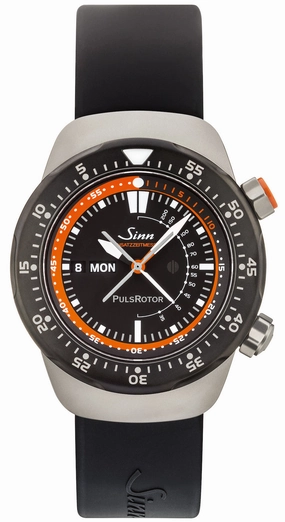 Sinn Watches Sinn EZM 12 Silicone Black Watch