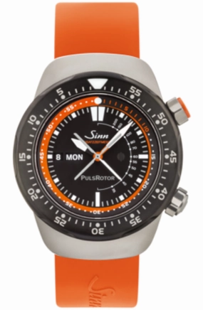 Sinn Watches Sinn EZM 12 Silicone Orange Watch