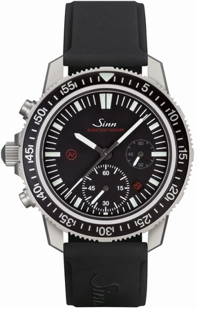 Sinn Watches Sinn EZM 13.1 Silicone Strap Pin Buckle Watch
